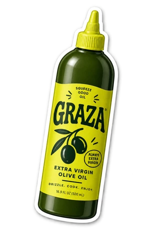 Olive oil sticker