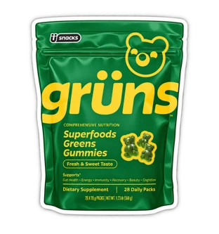 Greens gummies sticker